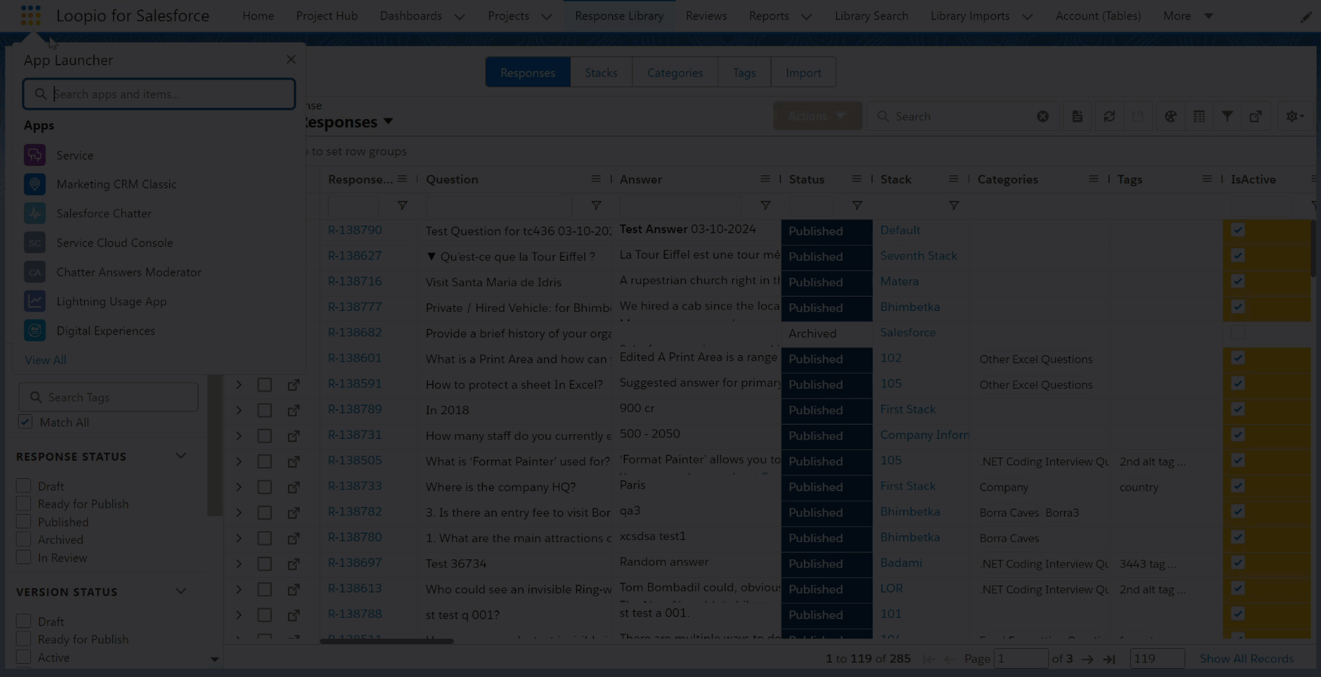 Reviews from Projects overview.gif